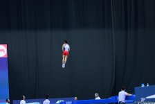 Стартовал второй день ЧЕ по прыжкам на батуте, двойном мини-батуте и акробатической дорожке в Баку (ФОТО)