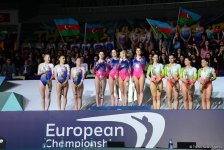 Прошла церемония награждения победителей и призеров второго дня Чемпионата Европы по прыжкам на батуте (ФОТО)