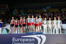 Прошла церемония награждения победителей и призеров второго дня Чемпионата Европы по прыжкам на батуте (ФОТО)