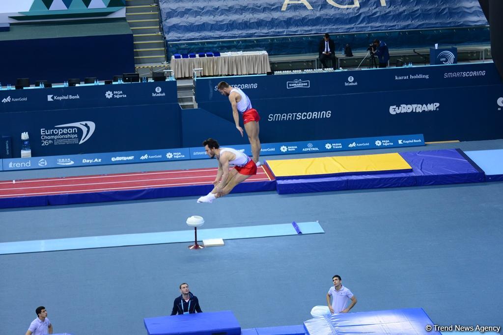 Лучшие моменты третьего дня Чемпионата Европы по прыжкам на батуте, двойном мини-батуте и акробатической дорожке (ФОТОРЕПОРТАЖ)