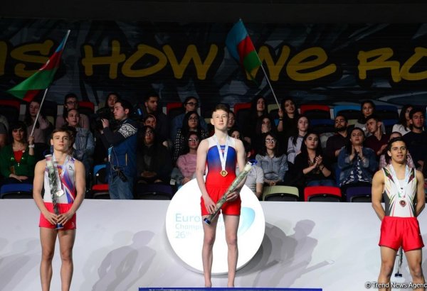 Awards presented to winners of second gymnastics semi-finals in Baku (PHOTO)