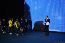 В Баку состоялась церемония закрытия XXVI Чемпионата Европы по прыжкам на батуте (ФОТО)