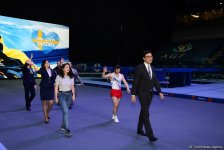 В Баку состоялась церемония закрытия XXVI Чемпионата Европы по прыжкам на батуте (ФОТО)