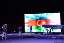В Баку состоялась церемония закрытия XXVI Чемпионата Европы по прыжкам на батуте (ФОТО)