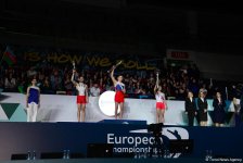 В Баку награждены призеры первой половины финалов XXVI Чемпионата Европы среди юниоров