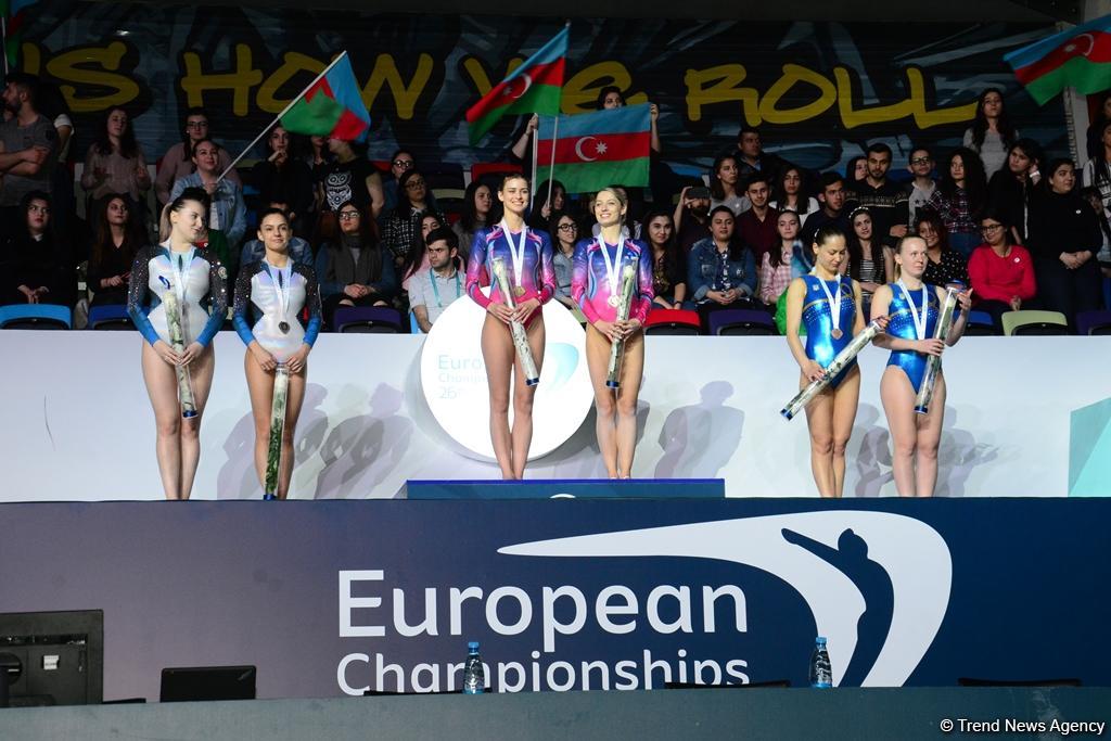 В Баку прошло награждение призеров последних финалов XXVI Чемпионата Европы (ФОТО)