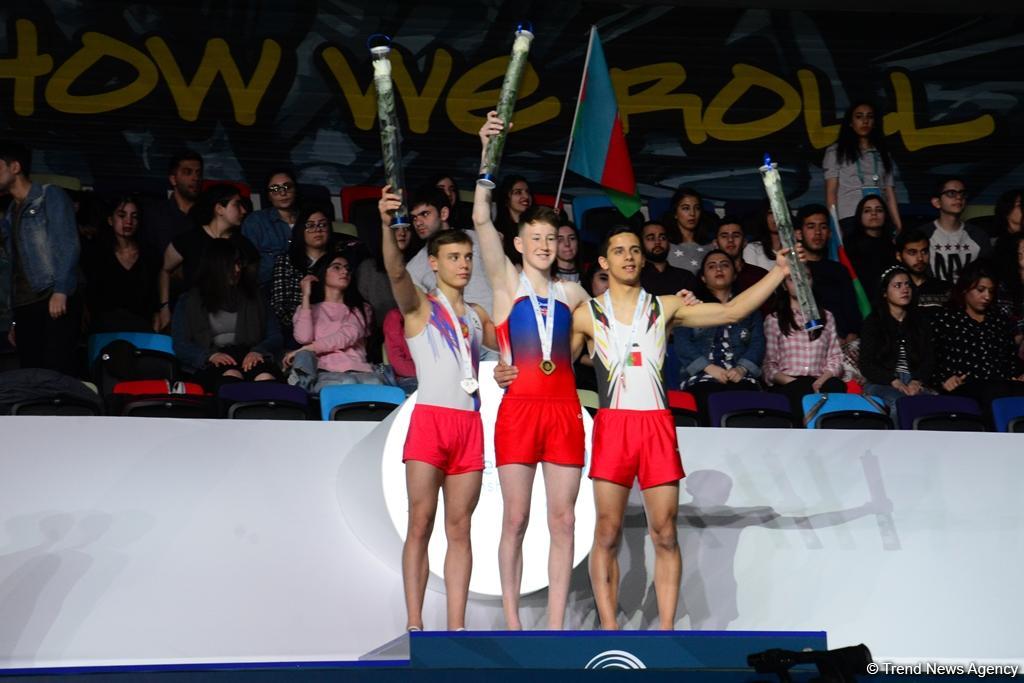 В Баку награждены призеры второй половины финалов XXVI Чемпионата Европы среди юниоров