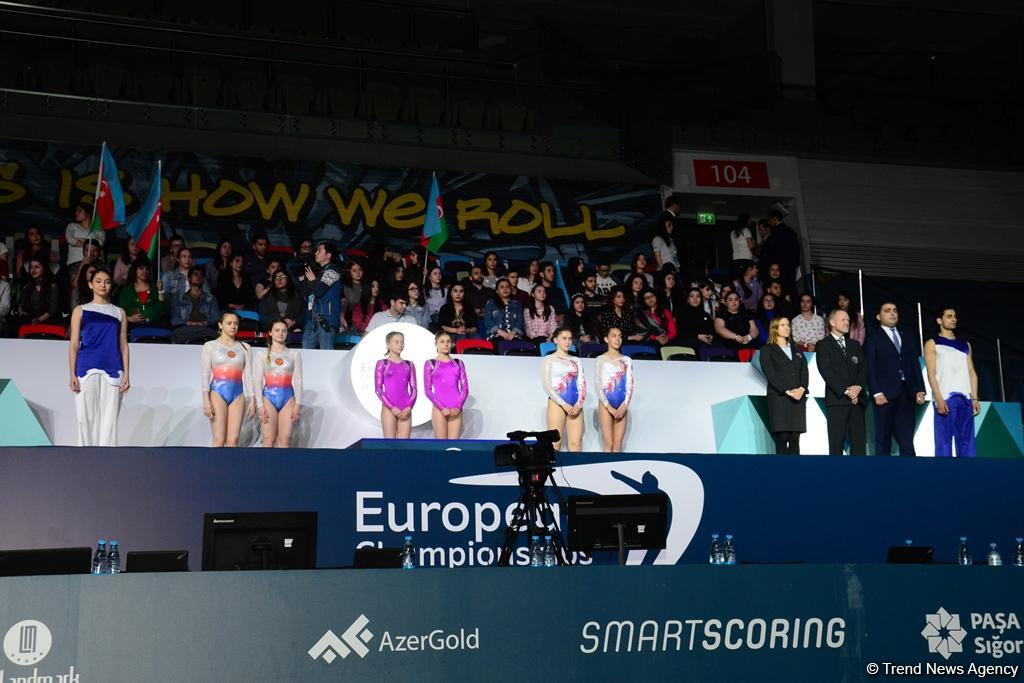 В Баку награждены призеры второй половины финалов XXVI Чемпионата Европы среди юниоров