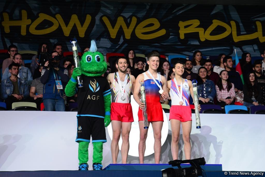В Баку награждены призеры первой половины финалов XXVI Чемпионата Европы среди юниоров