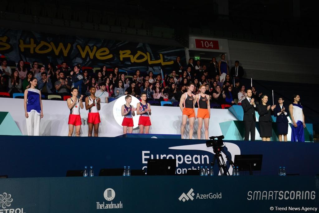 В Баку награждены призеры первой половины финалов XXVI Чемпионата Европы среди юниоров