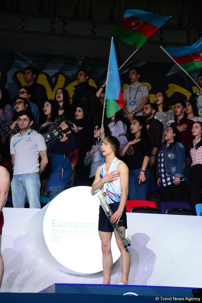 Прошла церемония награждения очередных призеров Чемпионата Европы в Баку