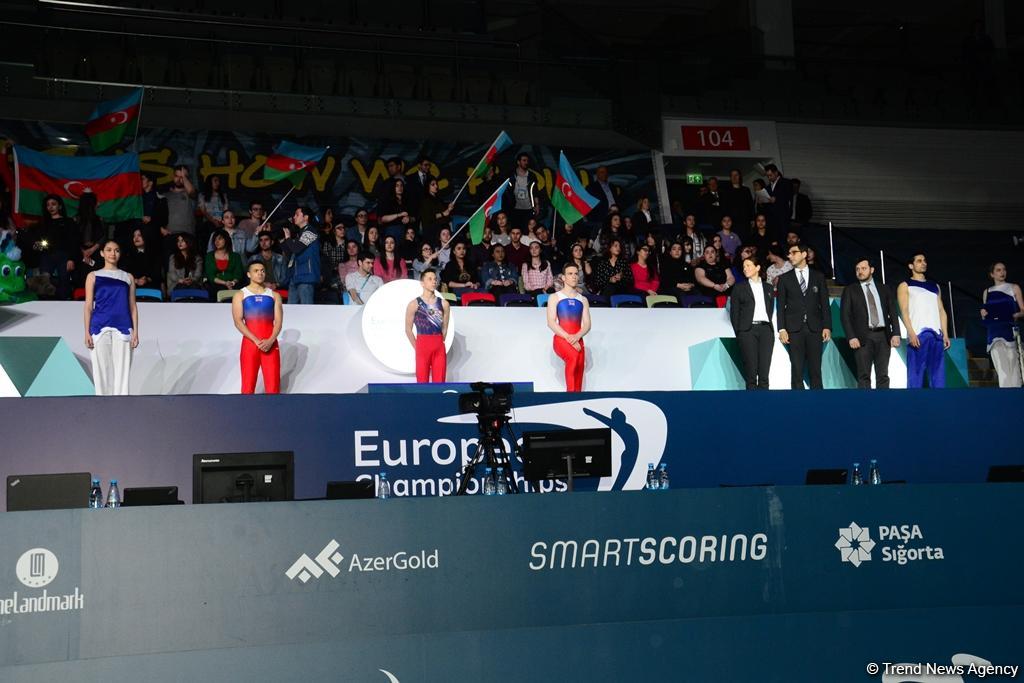 Прошла церемония награждения очередных призеров Чемпионата Европы в Баку