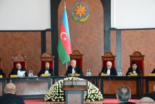 Проходит заседание Конституционного суда в связи с результатами президентских выборов в Азербайджане (ФОТО)