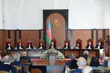 Проходит заседание Конституционного суда в связи с результатами президентских выборов в Азербайджане (ФОТО)
