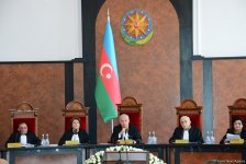 Проходит заседание Конституционного суда в связи с результатами президентских выборов в Азербайджане (ФОТО)