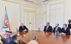 Президент Ильхам Алиев принял министров молодежи и спорта, участвующих в IV сессии конференции ОИС (ФОТО) (версия 2)