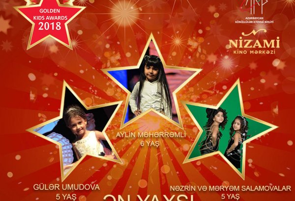 Названы первые номинанты проекта Azerbaijan Golden Kids Awards 2018 (ФОТО)