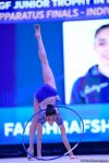 Азербайджанская гимнастка завоевала бронзу AGF Junior Trophy в упражнениях с обручем (ФОТО)