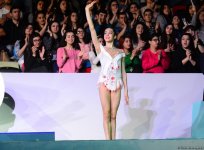 В Баку награждены призеры AGF Junior Trophy в упражнениях с обручем и мячом (ФОТО)