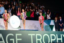 В Баку награждены призеры AGF Junior Trophy в упражнениях с булавами и лентой (ФОТО)