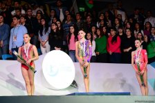 В Баку награждены призеры AGF Junior Trophy в упражнениях с булавами и лентой (ФОТО)