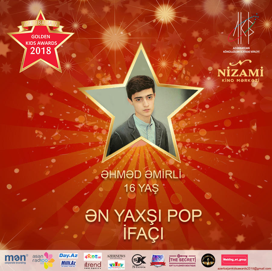 Названы первые номинанты проекта Azerbaijan Golden Kids Awards 2018 (ФОТО)