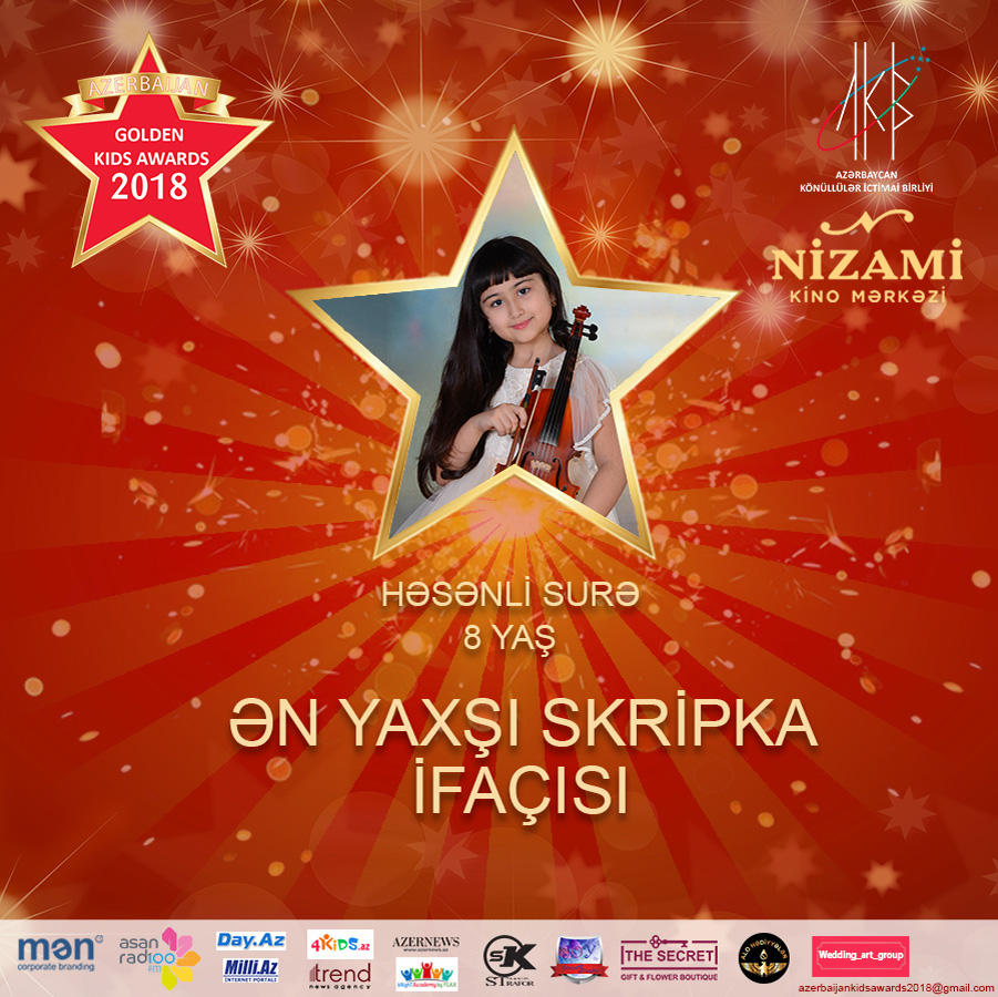 Названы первые номинанты проекта Azerbaijan Golden Kids Awards 2018 (ФОТО)