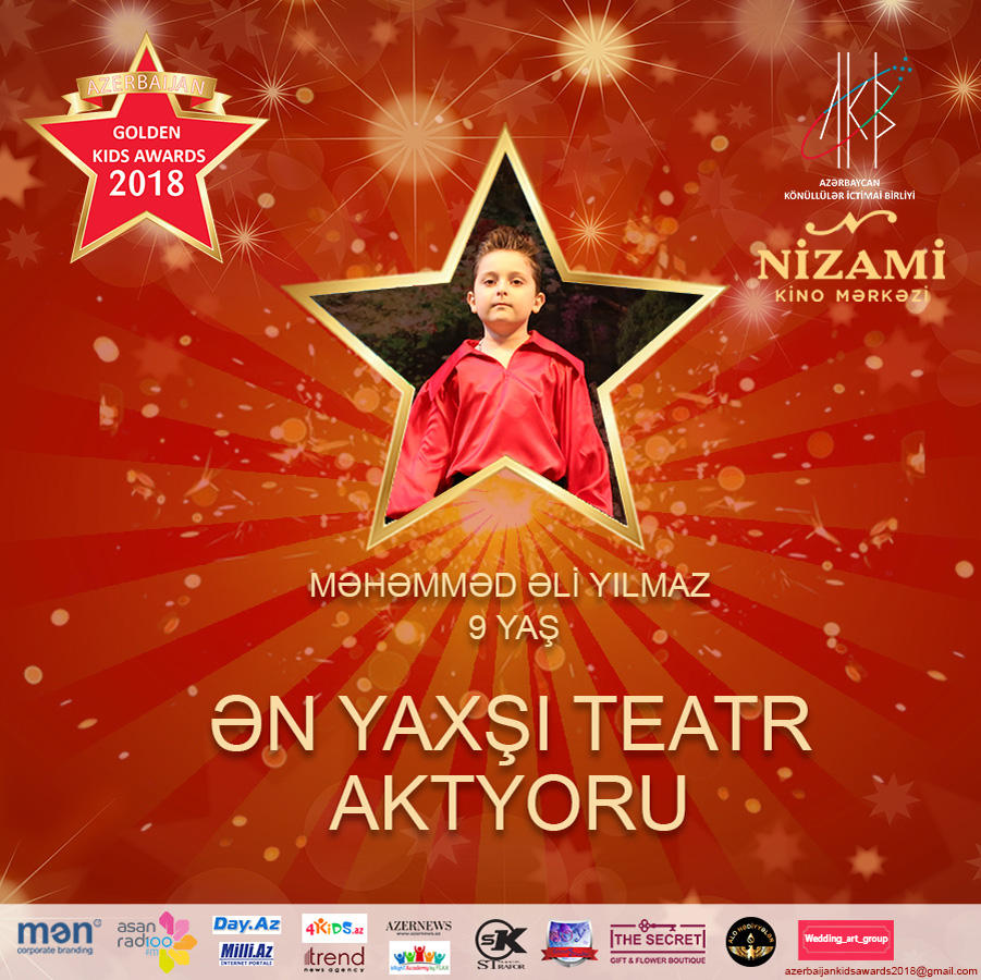 Названы первые номинанты проекта Azerbaijan Golden Kids Awards 2018 (ФОТО)
