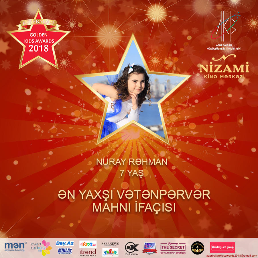 Названы первые номинанты проекта Azerbaijan Golden Kids Awards 2018 (ФОТО)