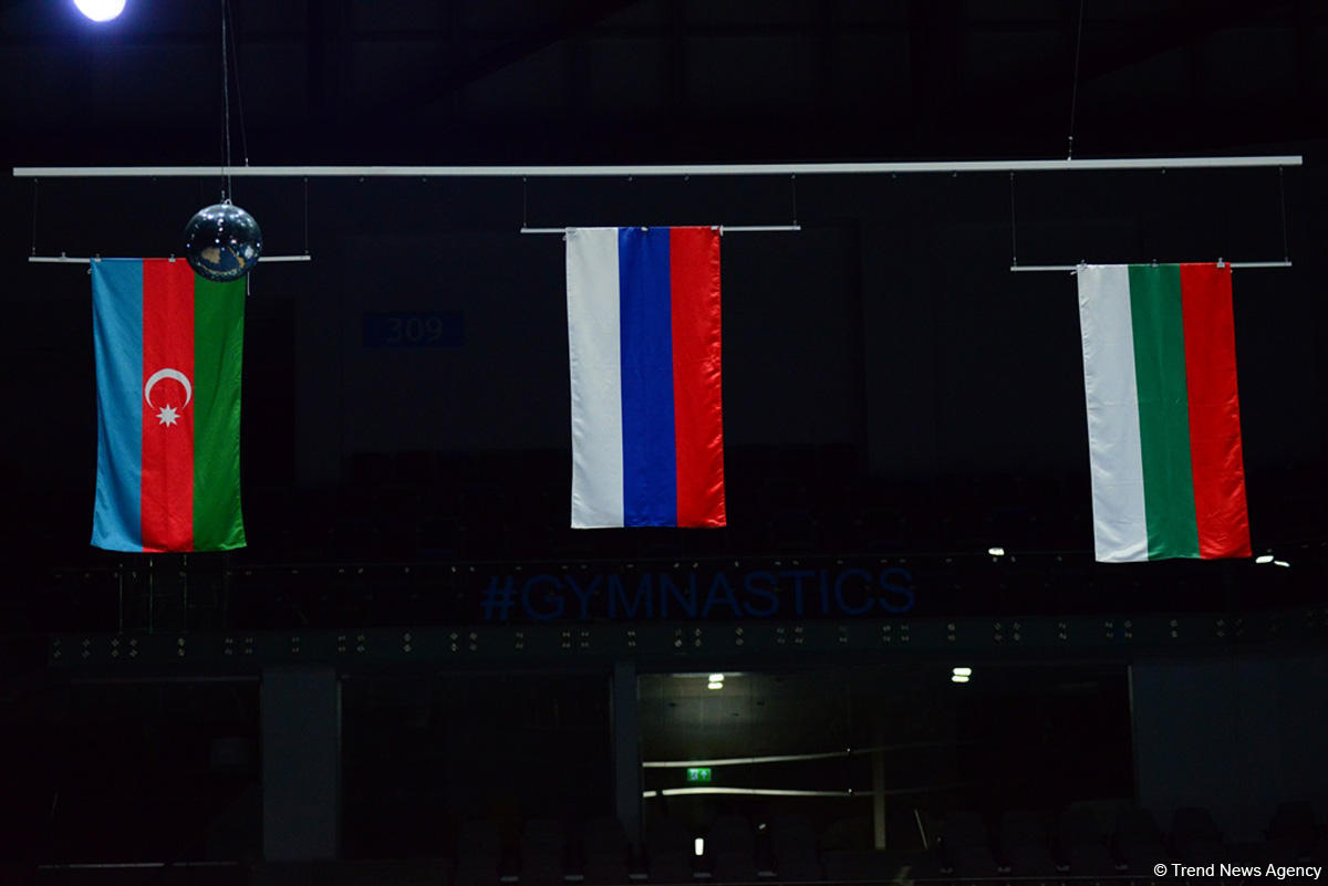 В Баку награждены призеры AGF Junior Trophy в упражнениях с обручем и мячом (ФОТО)