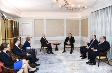 President Aliyev meets UK minister of state Alan Duncan (PHOTO)
