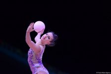Лучшие моменты c Кубка мира по художественной гимнастике в Баку (ФОТОРЕПОРТАЖ)