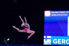 Лучшие моменты c Кубка мира по художественной гимнастике в Баку (ФОТОРЕПОРТАЖ)