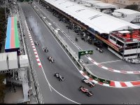 Dangerous moments of Formula 2 race in Baku (PHOTO)