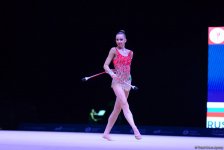 В Баку стартовал II день соревнований Кубка мира по художественной гимнастике (ФОТО)