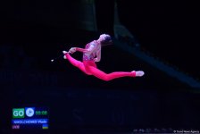 В Баку стартовал II день соревнований Кубка мира по художественной гимнастике (ФОТО)