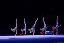 В Баку стартовал II день соревнований Кубка мира по художественной гимнастике (ФОТО)