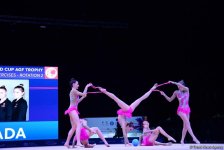 В Баку стартовал II день соревнований Кубка мира по художественной гимнастике (ФОТО)