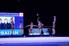 В Баку стартовал II день соревнований Кубка мира по художественной гимнастике (ФОТО)