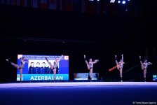 В Баку стартовал II день соревнований Кубка мира по художественной гимнастике (ФОТО)