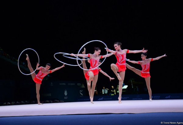 Azerbaijani gymnasts win bronze at FIG World Cup in Baku  (PHOTO)