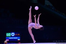 Стартовали финалы Кубка мира по художественной гимнастике в Баку (ФОТО)