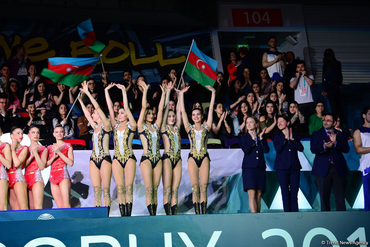 В Баку прошла церемония награждения групповых команд в рамках Кубка мира (ФОТО)