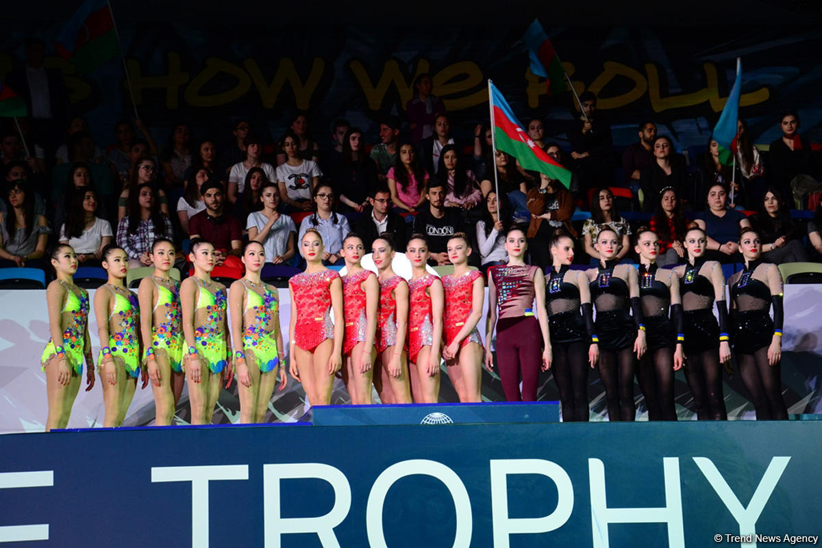 В Баку прошла церемония награждения групповых команд в рамках Кубка мира (ФОТО)