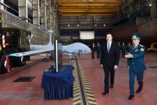 Президент Ильхам Алиев ознакомился с новым пограничным сторожевым кораблем типа "Туфан" (ФОТО)