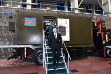 Президент Ильхам Алиев ознакомился с новым пограничным сторожевым кораблем типа "Туфан" (ФОТО)