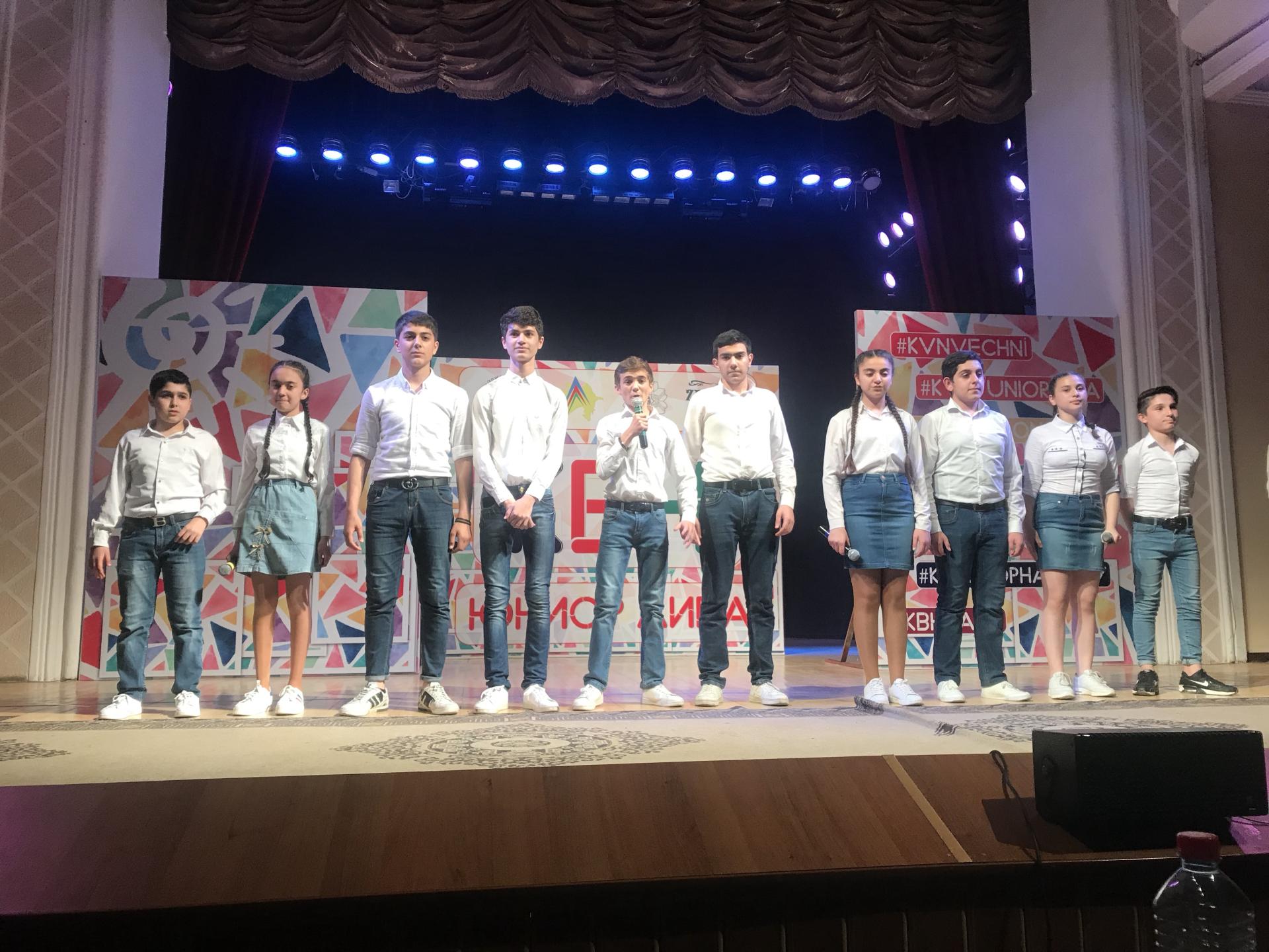 Пицца для жюри, или Кто прошел в финал Азербайджанской Юниор Лиги КВН (ФОТО)