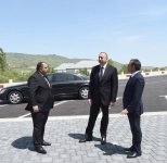 Президент Ильхам Алиев принял участие в церемонии начала подачи питьевой воды в город Хызы и поселок Алтыагадж (ФОТО)