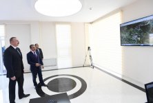 Президент Ильхам Алиев принял участие в церемонии начала подачи питьевой воды в город Хызы и поселок Алтыагадж (ФОТО)