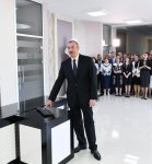 Президент Ильхам Алиев принял участие в церемонии начала подачи питьевой воды в город Хызы и поселок Алтыагадж (ФОТО)
